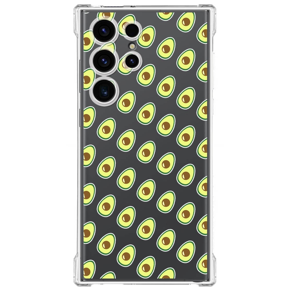 Funda Silicona Antigolpes para Samsung Galaxy S23 Ultra 5G diseño Aguacate Dibujos