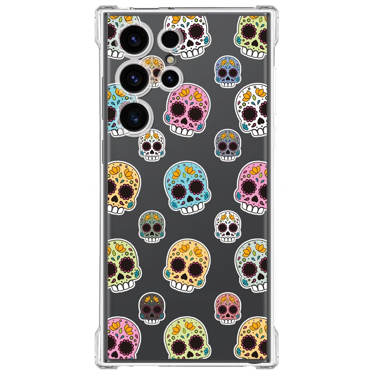 Funda Silicona Antigolpes para Samsung Galaxy S23 Ultra 5G diseño Catrina Dibujos