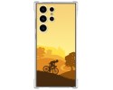 Funda Silicona Antigolpes para Samsung Galaxy S23 Ultra 5G diseño Ciclista Dibujos