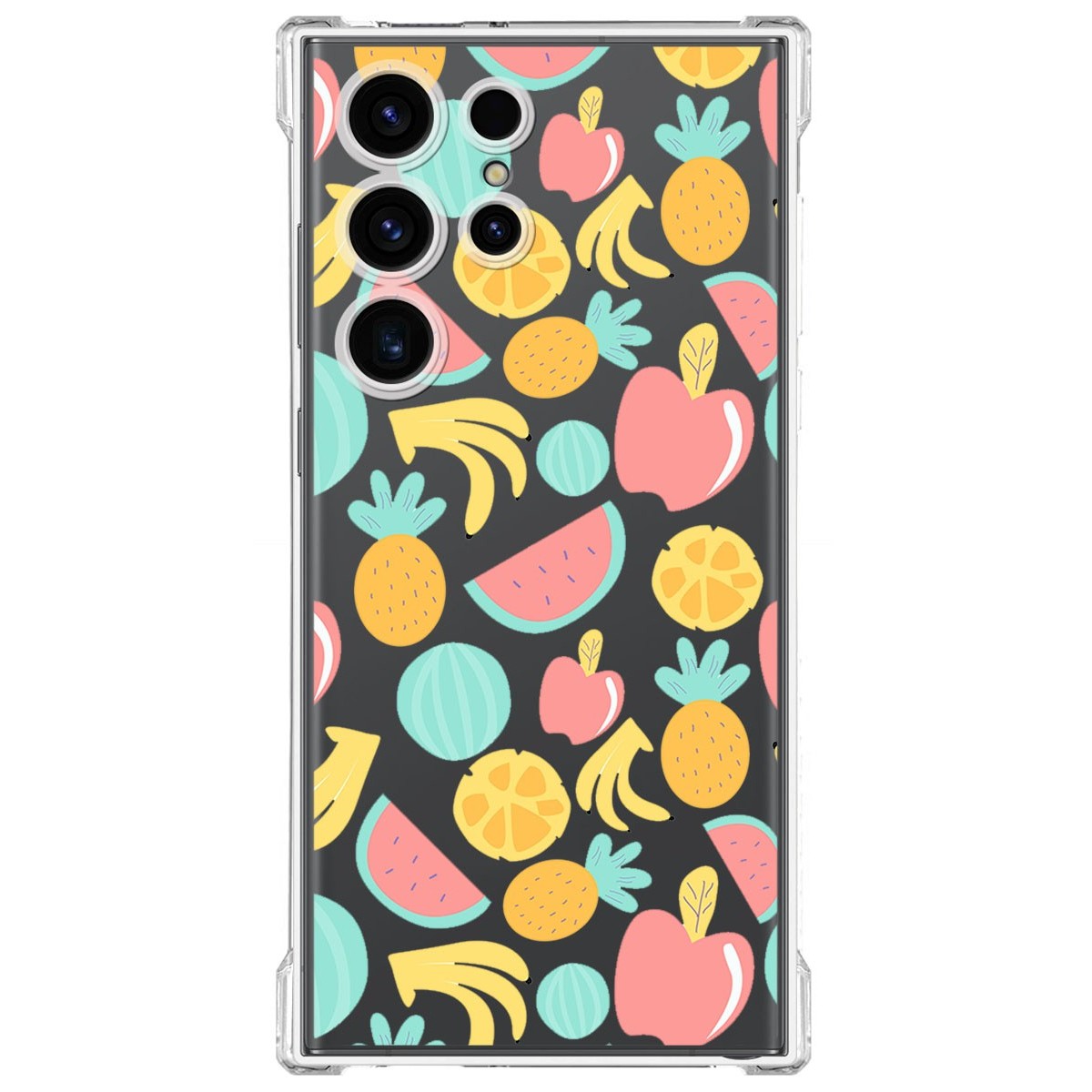 Funda Silicona Antigolpes para Samsung Galaxy S23 Ultra 5G diseño Frutas 02 Dibujos