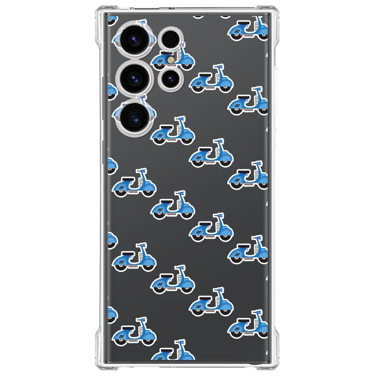 Funda Silicona Antigolpes para Samsung Galaxy S23 Ultra 5G diseño Scooter Dibujos