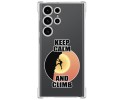 Funda Silicona Antigolpes para Samsung Galaxy S23 Ultra 5G diseño Hombre Escalada Dibujos