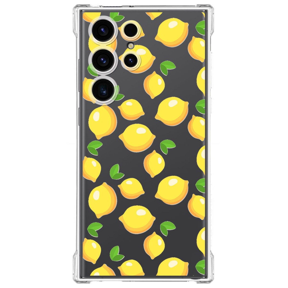 Funda Silicona Antigolpes para Samsung Galaxy S23 Ultra 5G diseño Limones Dibujos