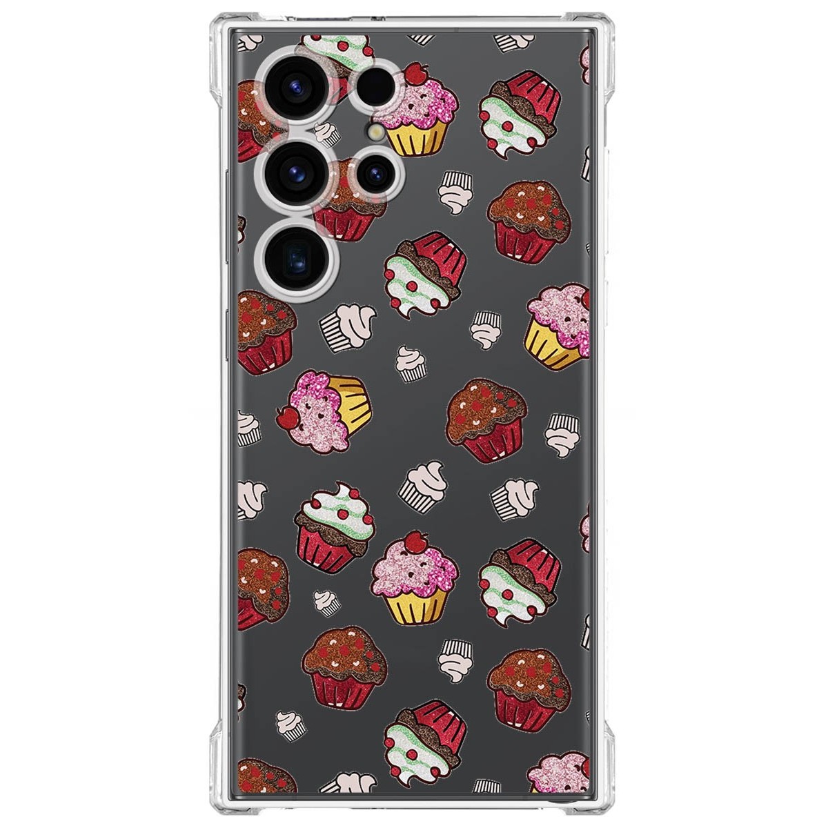 Funda Silicona Antigolpes para Samsung Galaxy S23 Ultra 5G diseño Muffins Dibujos