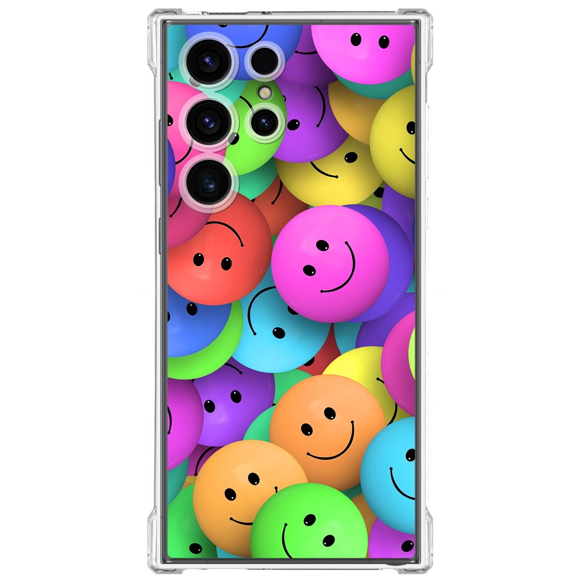 Funda Silicona Antigolpes para Samsung Galaxy S23 Ultra 5G diseño Smile Dibujos