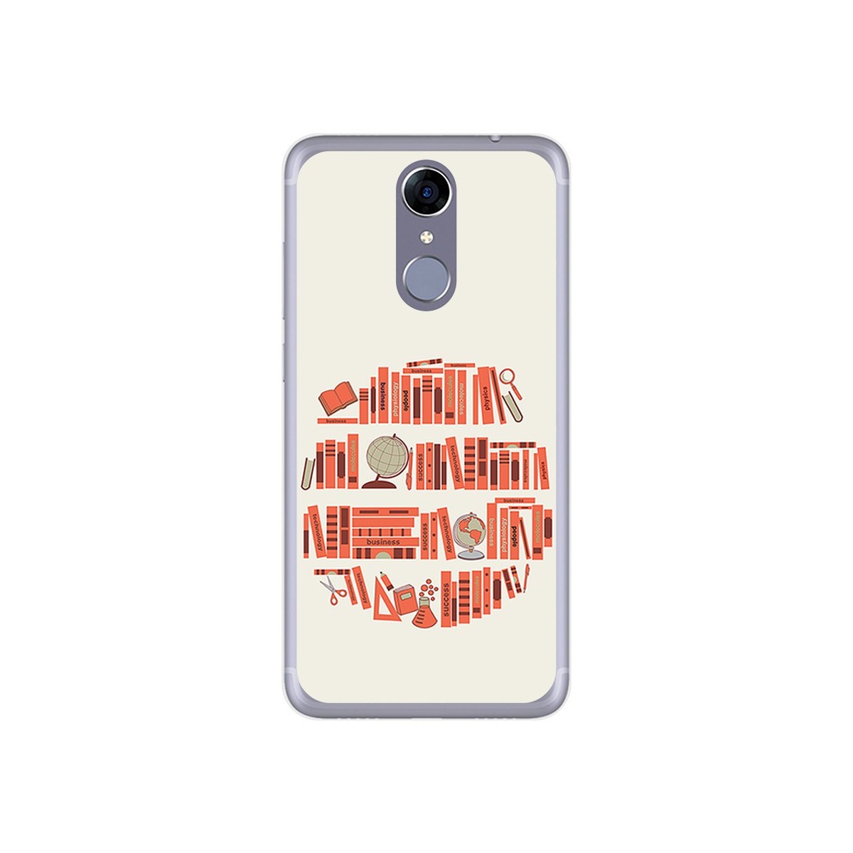 Funda Gel Tpu para Cubot Note Plus Diseño Mundo Libro Dibujos