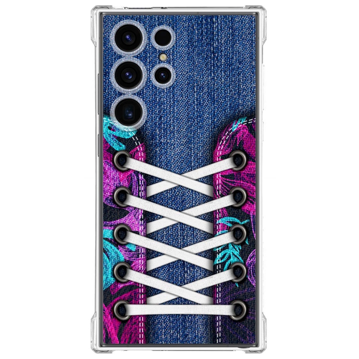 Funda Silicona Antigolpes para Samsung Galaxy S23 Ultra 5G diseño Zapatillas 06 Dibujos