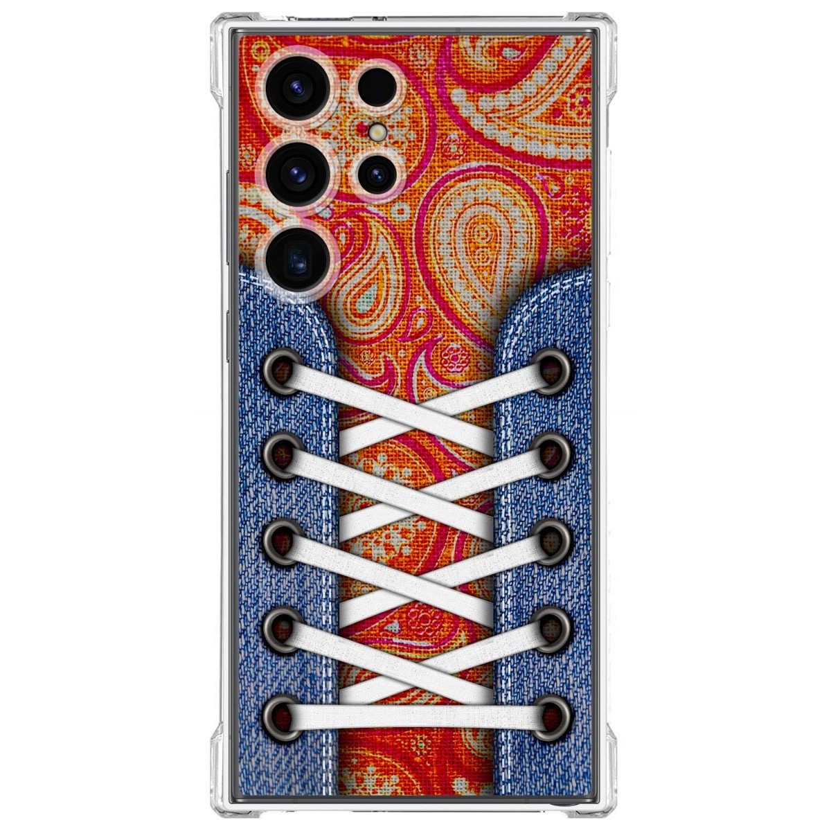 Funda Silicona Antigolpes para Samsung Galaxy S23 Ultra 5G diseño Zapatillas 10 Dibujos