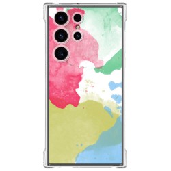 Funda Silicona Antigolpes para Samsung Galaxy S23 Ultra 5G diseño Acuarela 02 Dibujos