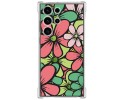 Funda Silicona Antigolpes para Samsung Galaxy S23 Ultra 5G diseño Flores 02 Dibujos