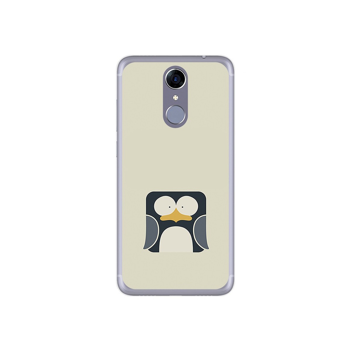 Funda Gel Tpu para Cubot Note Plus Diseño Pingüino Dibujos