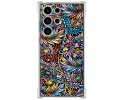 Funda Silicona Antigolpes para Samsung Galaxy S23 Ultra 5G diseño Flores 04 Dibujos