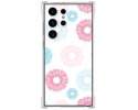 Funda Silicona Antigolpes para Samsung Galaxy S23 Ultra 5G diseño Flores 06 Dibujos