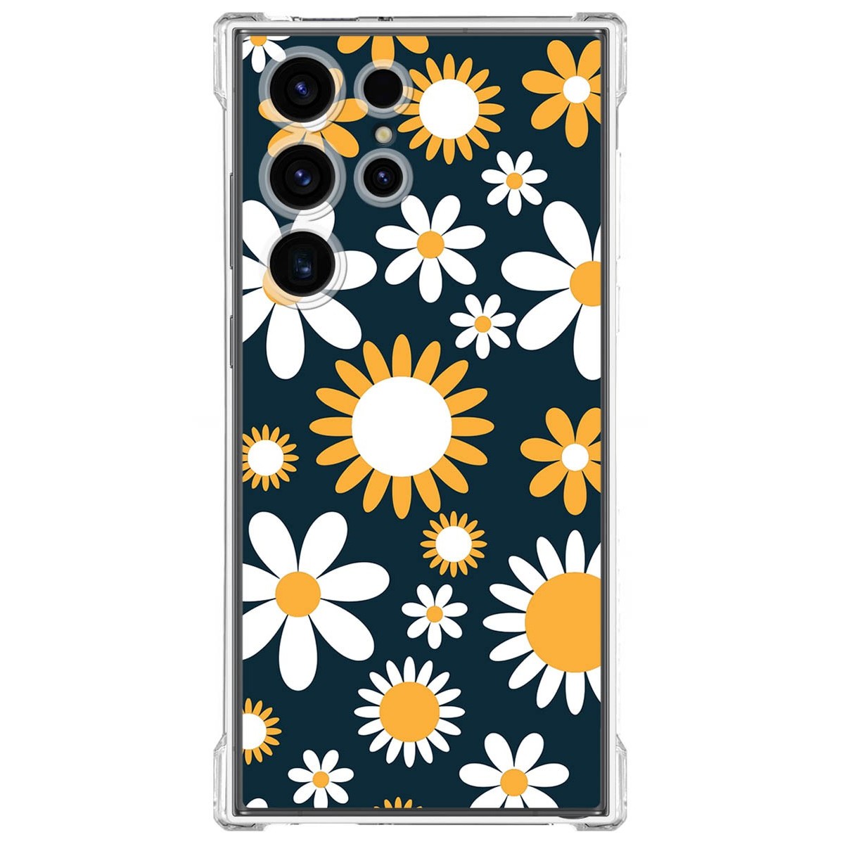 Funda Silicona Antigolpes para Samsung Galaxy S23 Ultra 5G diseño Flores 08 Dibujos