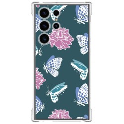 Funda Silicona Antigolpes para Samsung Galaxy S23 Ultra 5G diseño Flores 10 Dibujos