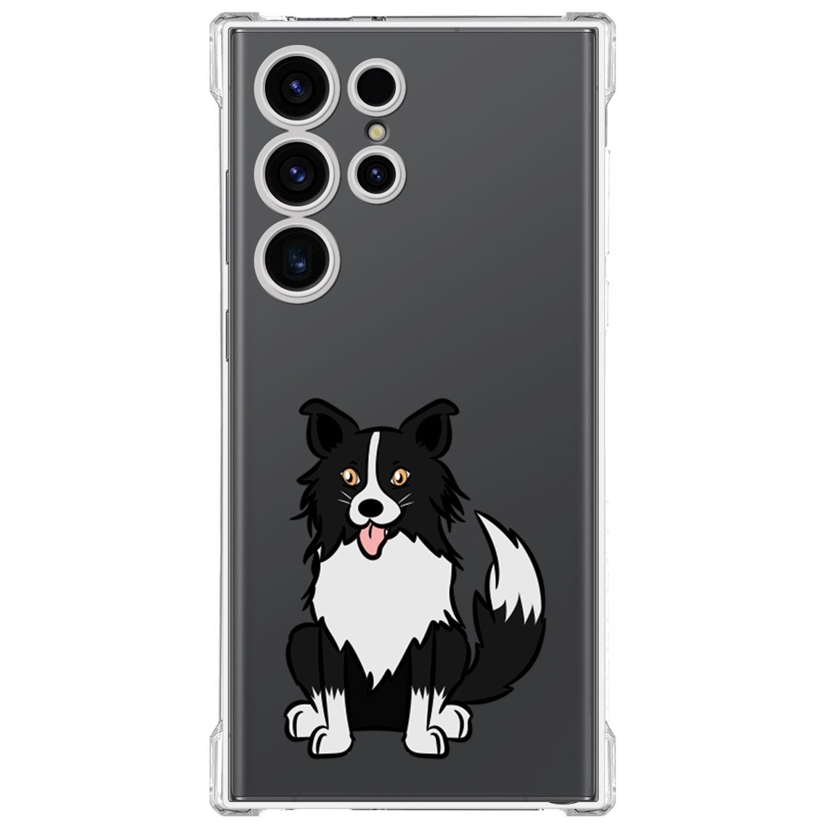 Funda Silicona Antigolpes para Samsung Galaxy S23 Ultra 5G diseño Perros 01 Dibujos