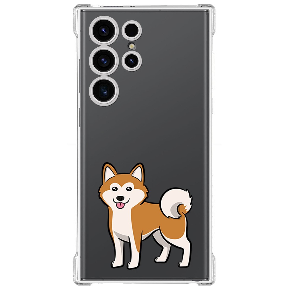 Funda Silicona Antigolpes para Samsung Galaxy S23 Ultra 5G diseño Perros 02 Dibujos