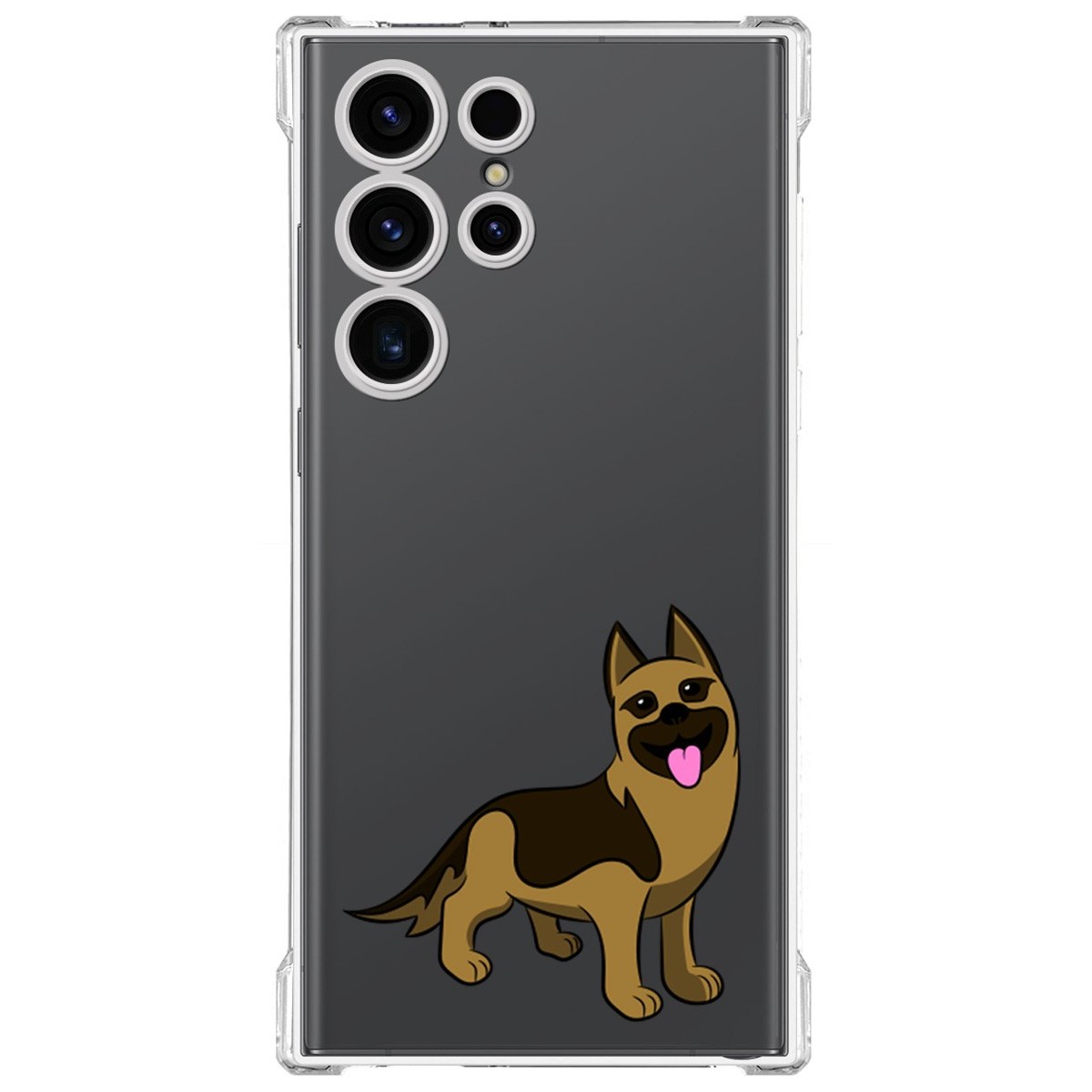 Funda Silicona Antigolpes para Samsung Galaxy S23 Ultra 5G diseño Perros 03 Dibujos