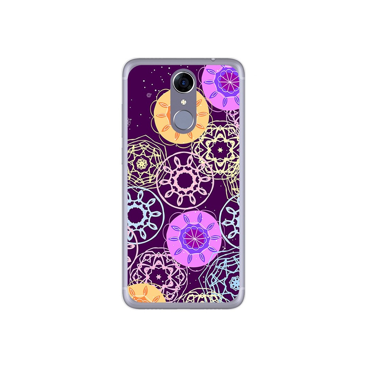 Funda Gel Tpu para Cubot Note Plus Diseño Radial Dibujos