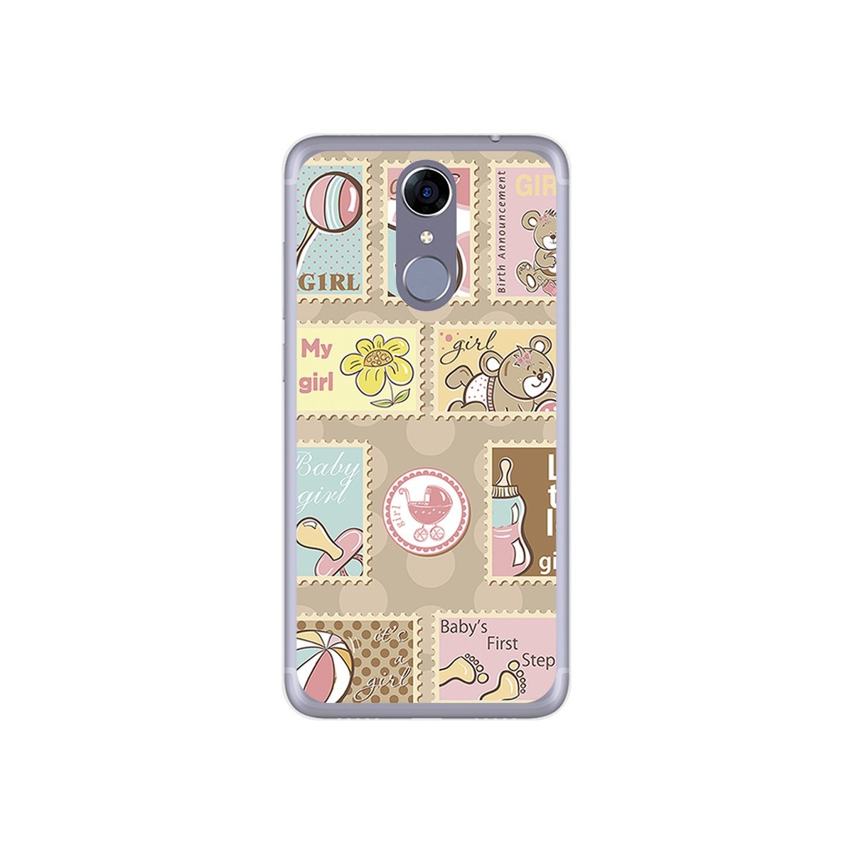 Funda Gel Tpu para Cubot Note Plus Diseño Sellos Dibujos