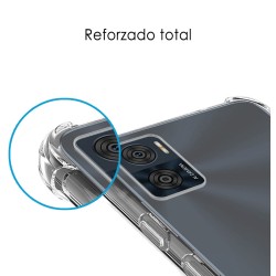Funda Silicona Antigolpes Transparente para Motorola Moto E22 / E22i