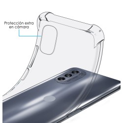 Funda Silicona Antigolpes Transparente para Motorola Moto G62 5G 2