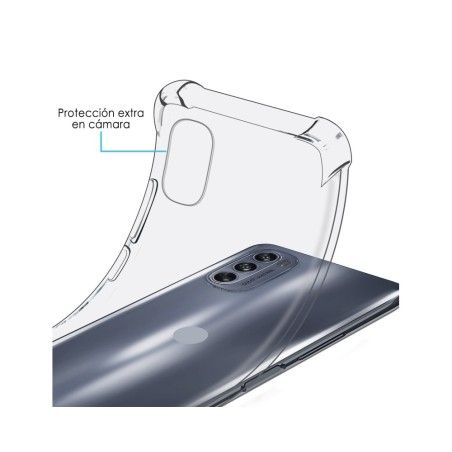 Funda Silicona Antigolpes Transparente para Motorola Moto G62 5G