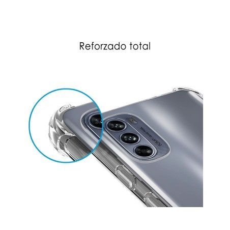 Funda Silicona Antigolpes Transparente para Motorola Moto G62 5G