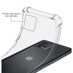 Funda Silicona Antigolpes Transparente para Motorola Moto G72 4G 2
