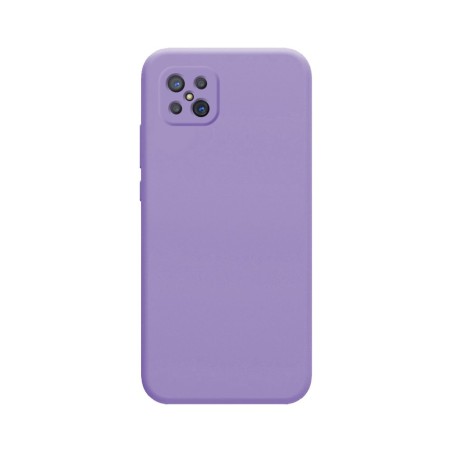 Funda Silicona Líquida Ultra Suave para Oppo Reno 4Z 5G color Morada