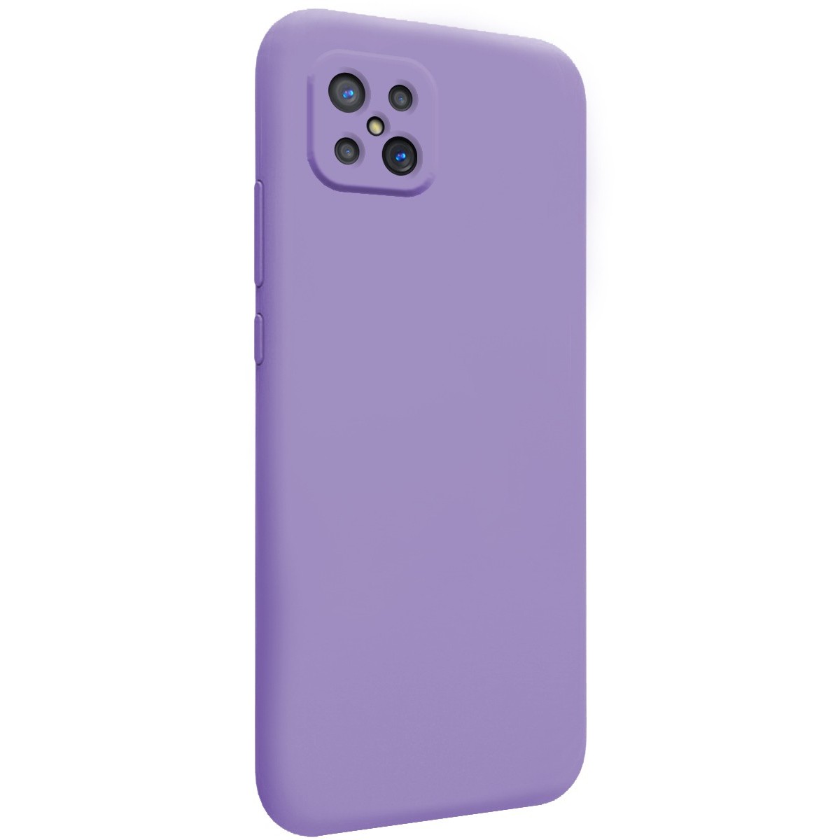Funda Silicona Líquida Ultra Suave para Oppo Reno 4Z 5G color Morada