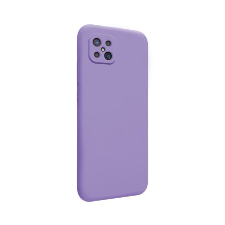 Funda Silicona Líquida Ultra Suave para Oppo Reno 4Z 5G color Morada
