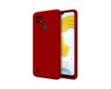 Funda Silicona Líquida Ultra Suave para Realme C21Y / C25Y color Roja