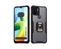 Funda Bumper Borde Negra con Anillo para Xiaomi Redmi A1 / A1 Plus