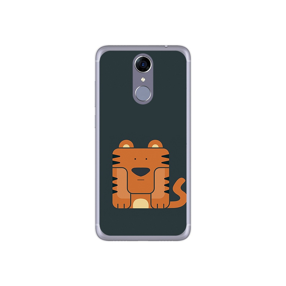 Funda Gel Tpu para Cubot Note Plus Diseño Tigre Dibujos