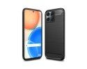 Funda Gel Tpu Tipo Carbon Negra para Huawei Honor X8