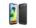 Funda Gel Tpu Tipo Carbon Negra para Xiaomi Redmi A1