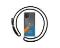 Personaliza tu Funda Colgante Transparente para Motorola Moto G72 4G con Cordon Negro Dibujo Personalizada