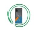 Personaliza tu Funda Colgante Transparente para Motorola Moto G72 4G con Cordon Verde Agua Dibujo Personalizada