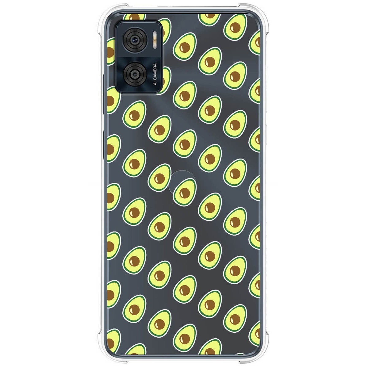 Funda Silicona Antigolpes para Motorola Moto E22 / E22i diseño Aguacate Dibujos