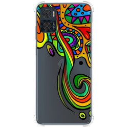 Funda Silicona Antigolpes para Motorola Moto E22 / E22i diseño Colores Dibujos
