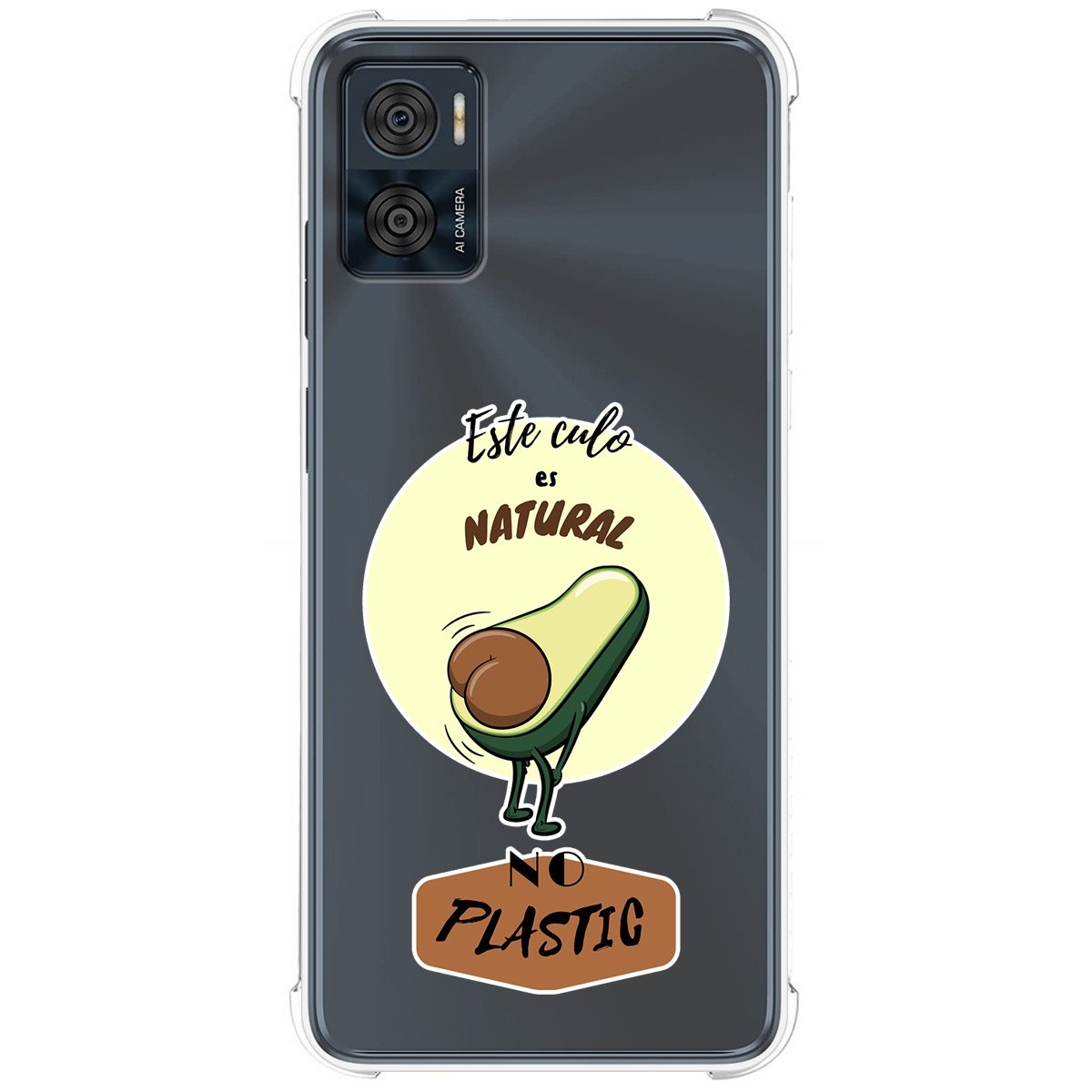 Funda Silicona Antigolpes para Motorola Moto E22 / E22i diseño Culo Natural Dibujos
