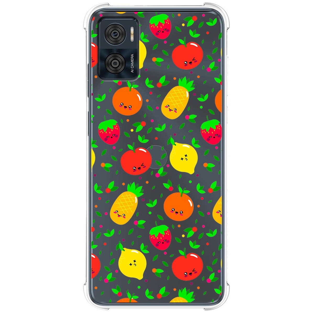Funda Silicona Antigolpes para Motorola Moto E22 / E22i diseño Frutas 01 Dibujos