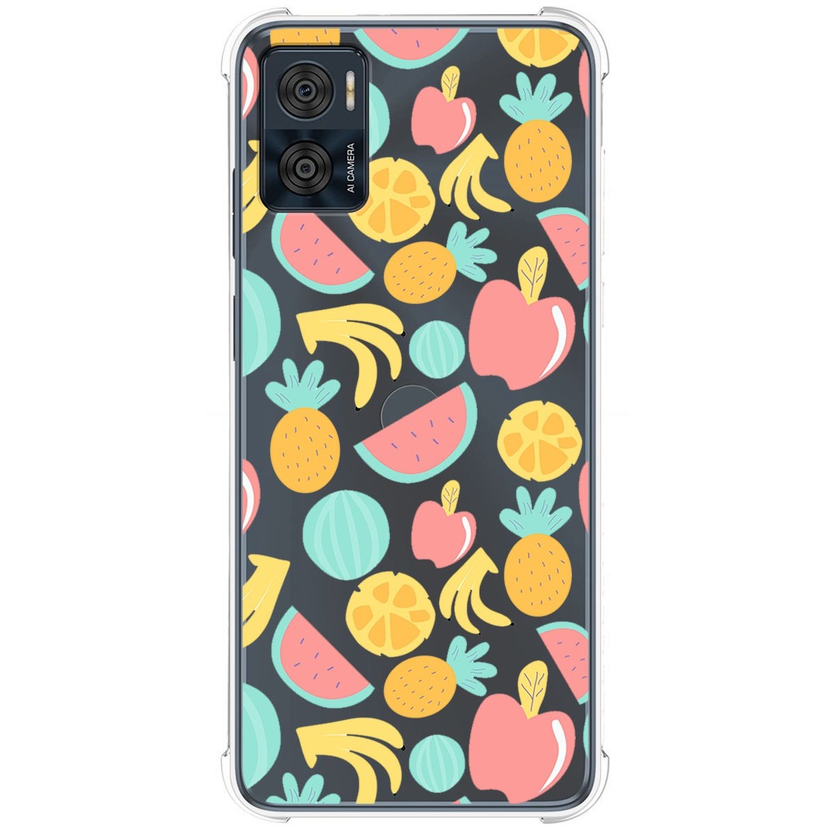 Funda Silicona Antigolpes para Motorola Moto E22 / E22i diseño Frutas 02 Dibujos
