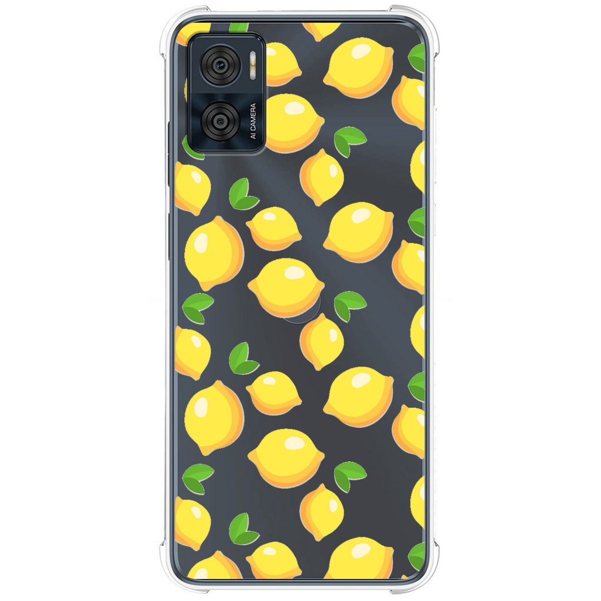 Funda Silicona Antigolpes para Motorola Moto E22 / E22i diseño Limones Dibujos