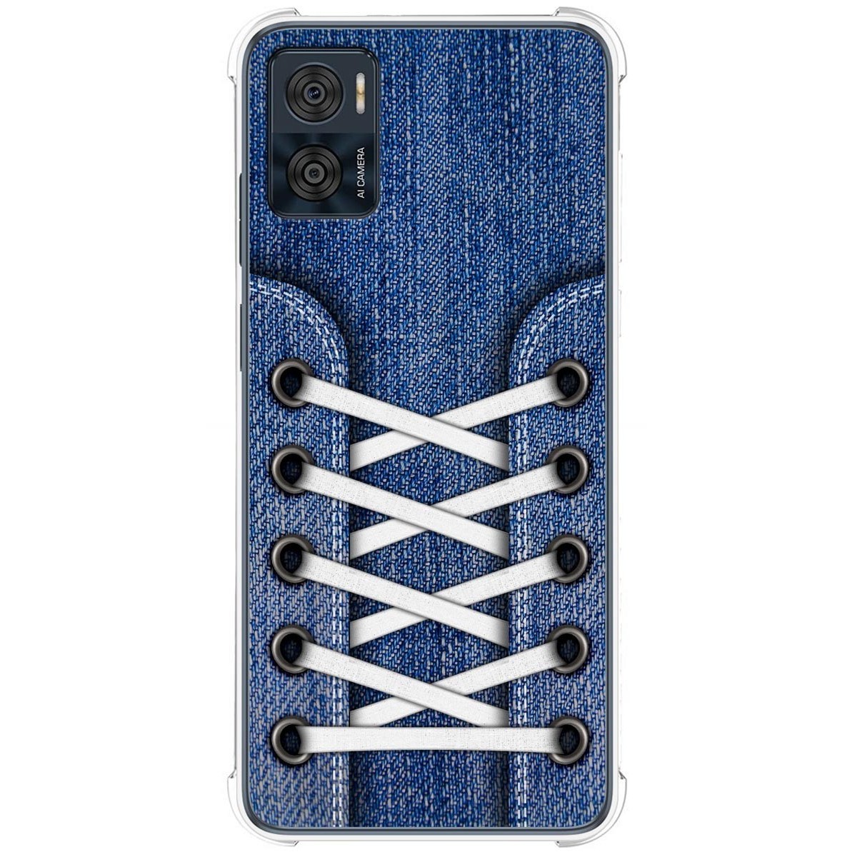 Funda Silicona Antigolpes para Motorola Moto E22 / E22i diseño Zapatillas 01 Dibujos