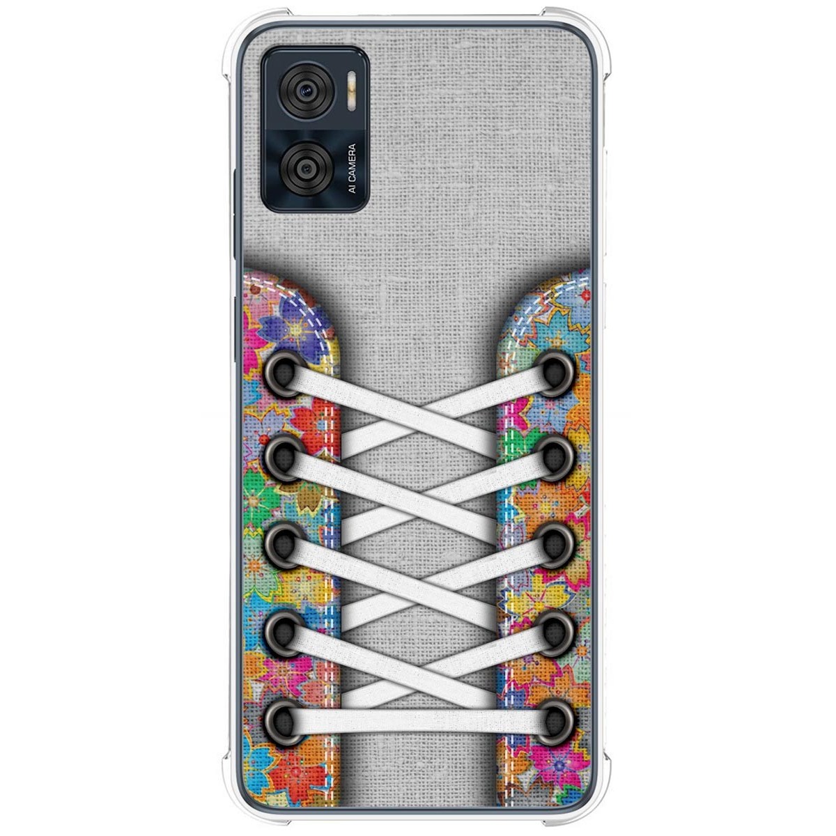 Funda Silicona Antigolpes para Motorola Moto E22 / E22i diseño Zapatillas 04 Dibujos