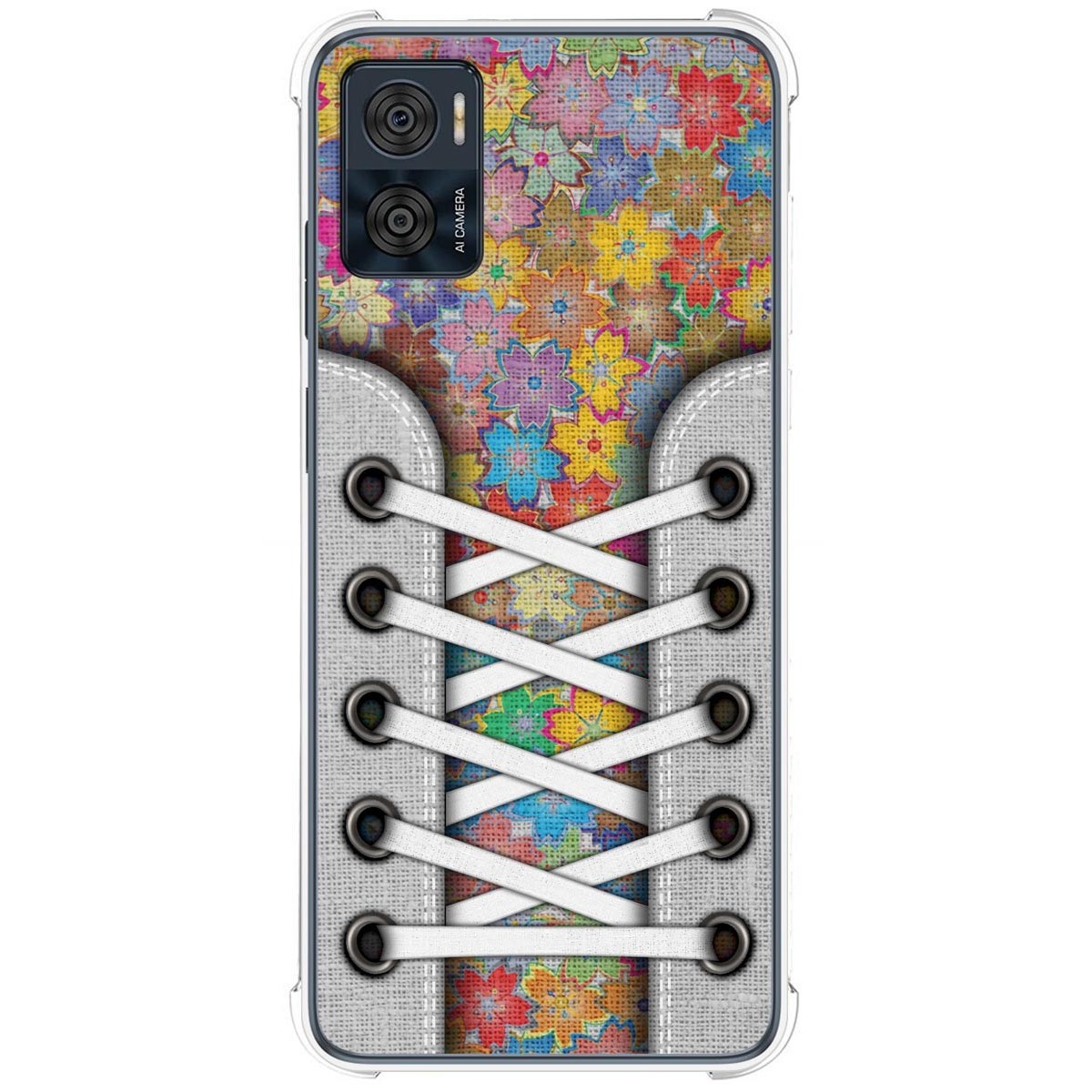Funda Silicona Antigolpes para Motorola Moto E22 / E22i diseño Zapatillas 05 Dibujos