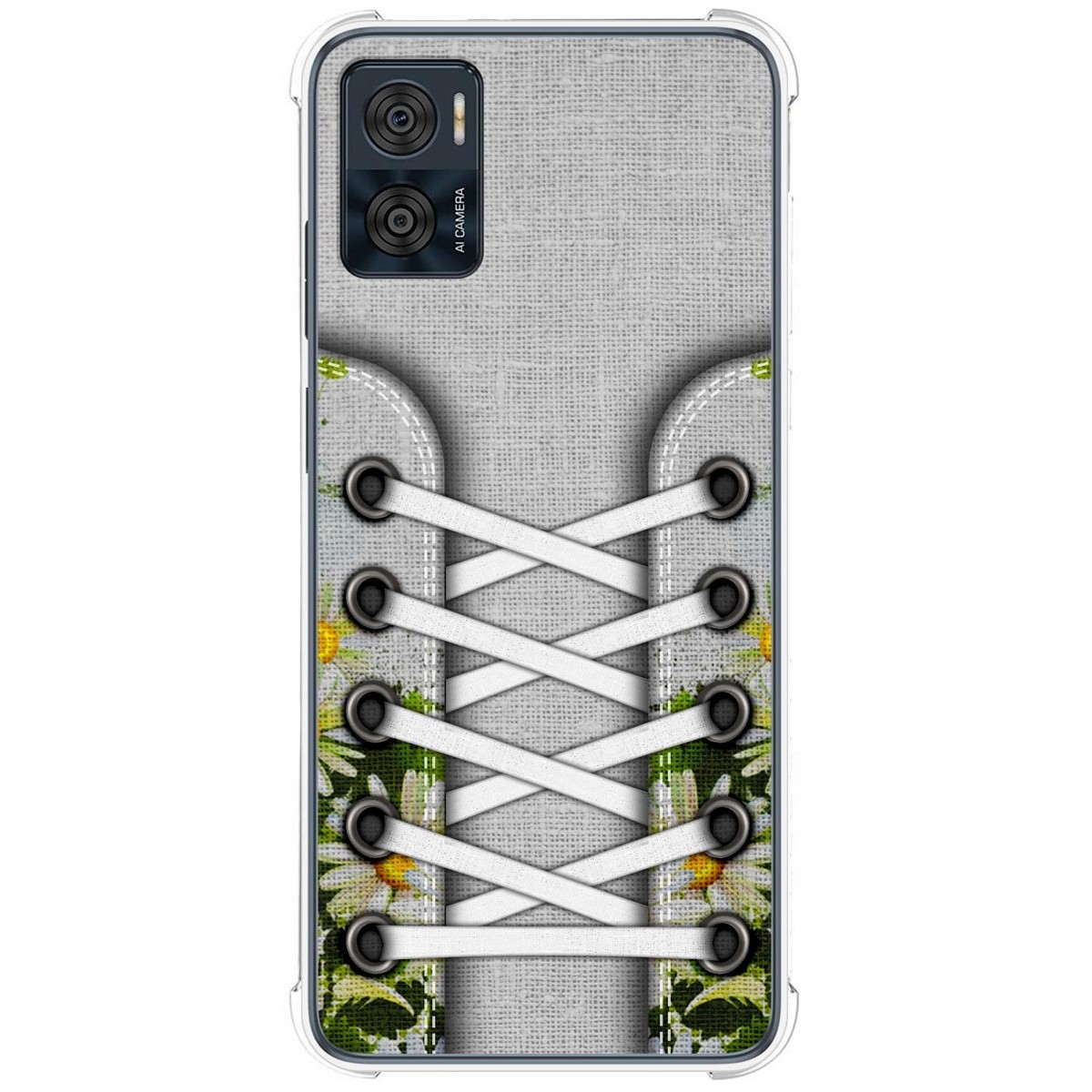 Funda Silicona Antigolpes para Motorola Moto E22 / E22i diseño Zapatillas 08 Dibujos