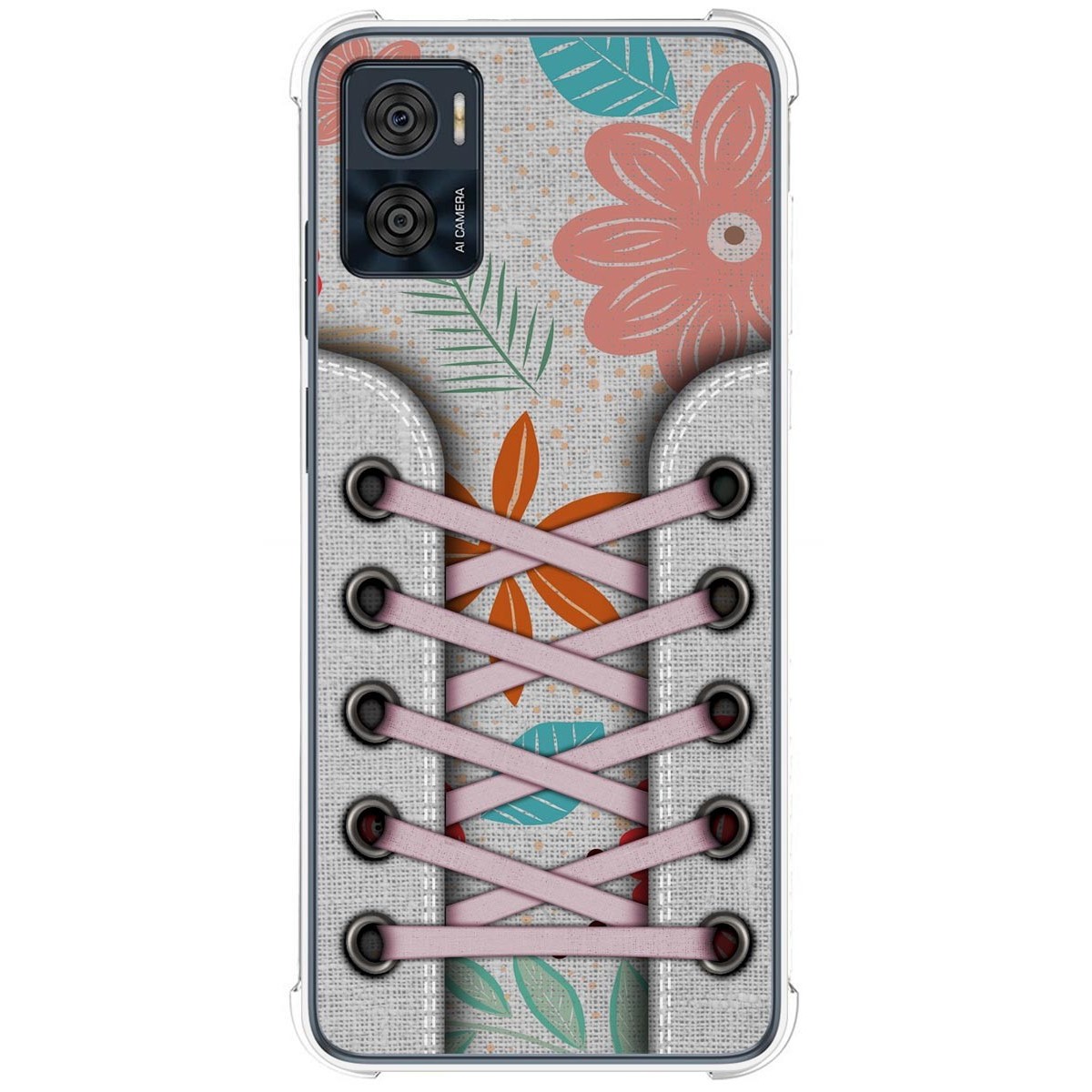 Funda Silicona Antigolpes para Motorola Moto E22 / E22i diseño Zapatillas 09 Dibujos